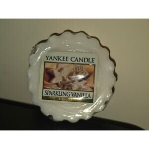 Yankee Candle 1 Pack Sparkling Vanilla Scented Wax Melt Candles Retired Scent